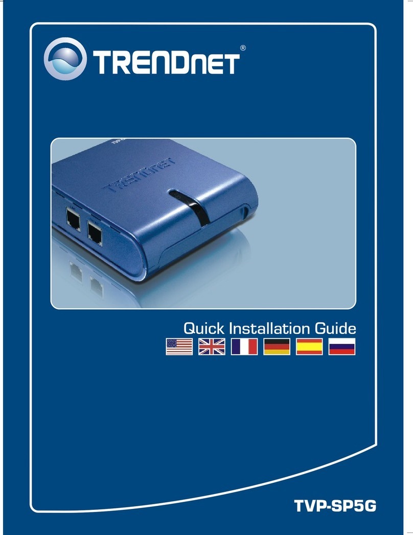 TRENDnet TVP-SP5G User manual