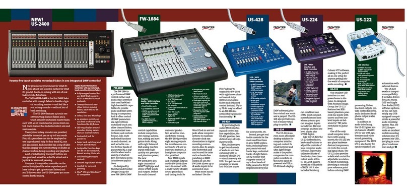 Tascam FE-8 User manual