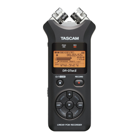 Tascam DR-07MKII User manual