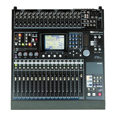 Tascam DM-24 quick start guide