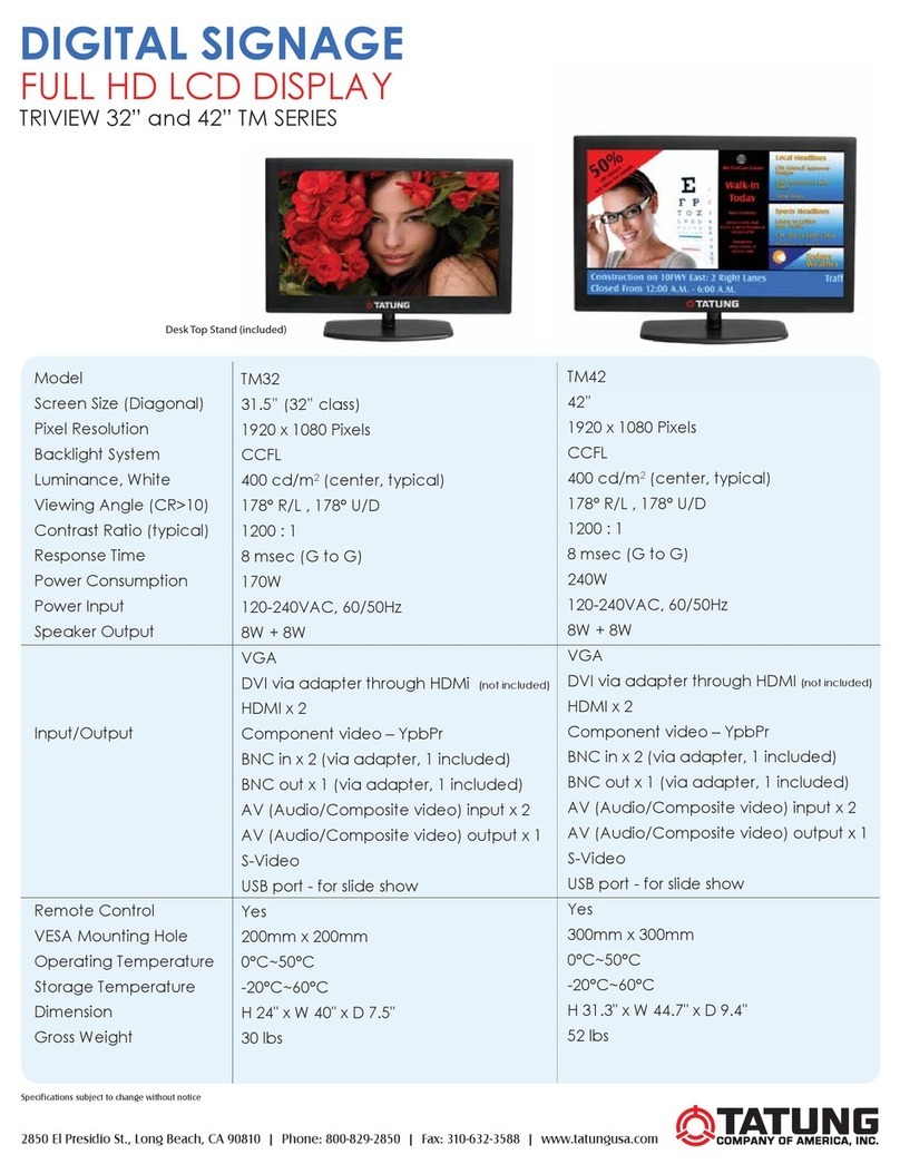 Tatung TM32 User manual Tatung TM32 User manual