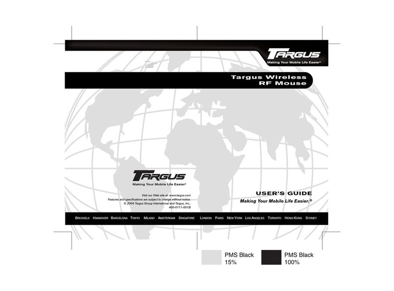 Targus PAWM10U User manual Targus PAWM10U User manual