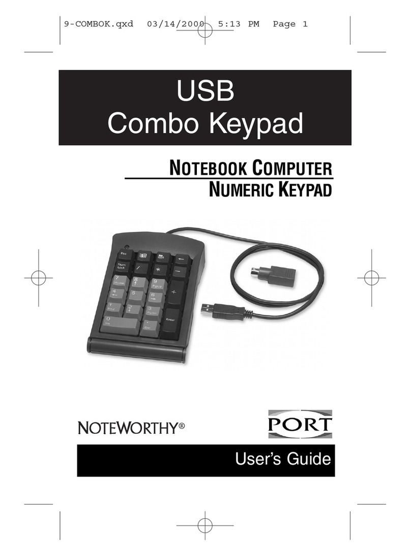 PORT Noteworthy NW21USB User manual