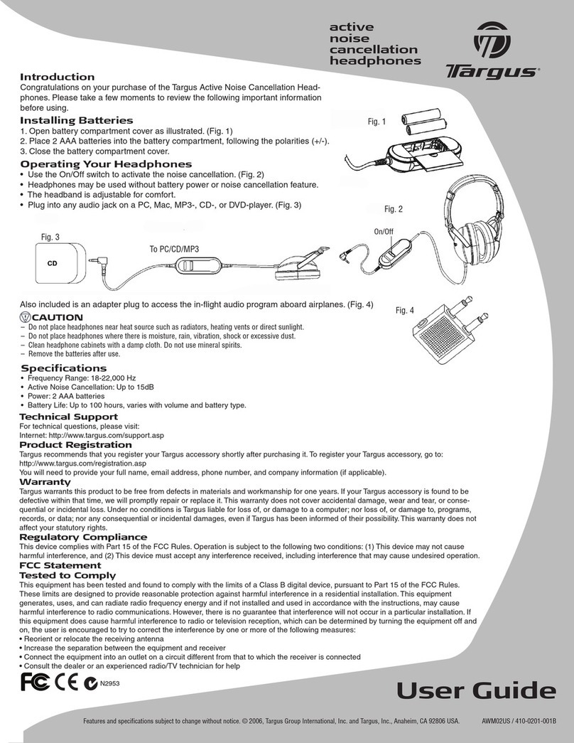 Targus AWM02US User manual