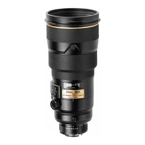 Nikon AF-S Nikkor 300mm f/2.8G ED VR II instruction manual