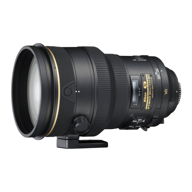 Nikon AF-S NIKKOR 200mm f/2G ED VR II manual