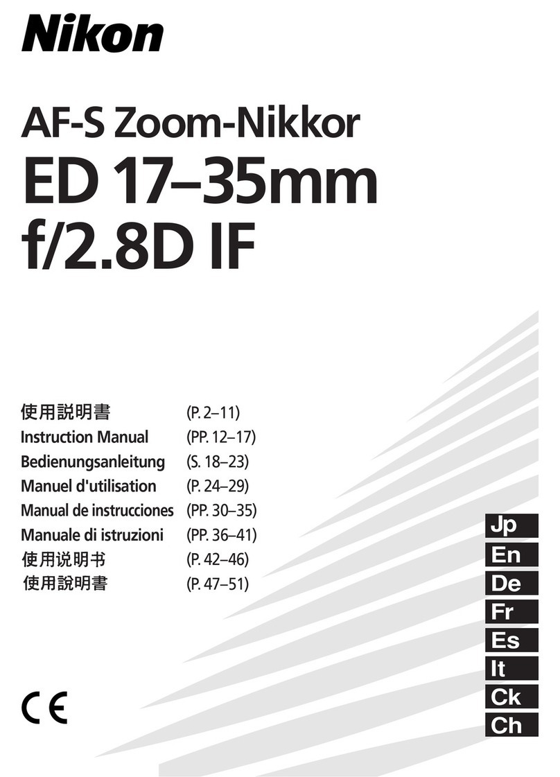 Nikon AF-S Zoom-Nikkor 17-35mm f/2.8D IF-ED instruction manual