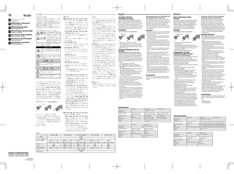 Nikon WC-E24 instruction manual