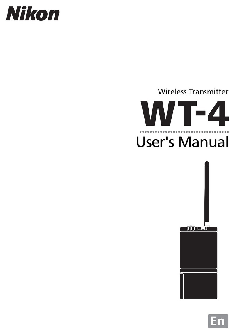 Nikon WT-4A - Wireless File Transmitter User manual Nikon WT-4A - Wireless File Transmitter User manual