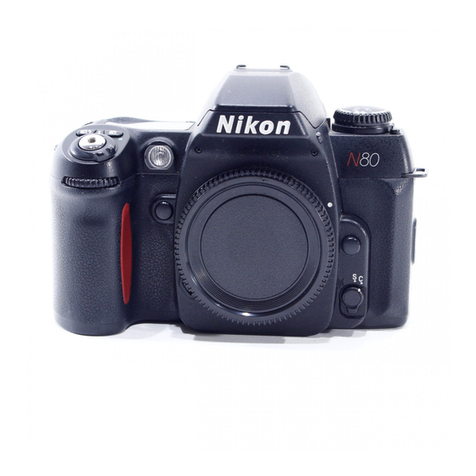 Nikon N80 User manual Nikon N80 User manual