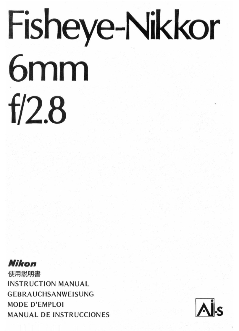 Nikon Fisheye-Nikkor 6mm f/2.8 User manual