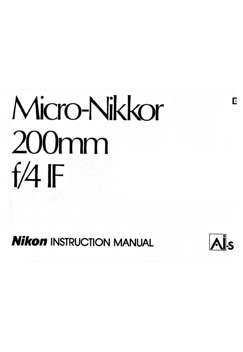 Nikon Micro-Nikkor 200mm f/4 IF instruction manual