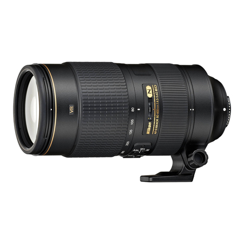 Nikon AF VR Zoom-Nikkor 80-400mm f/4.5-5.6D ED instruction manual