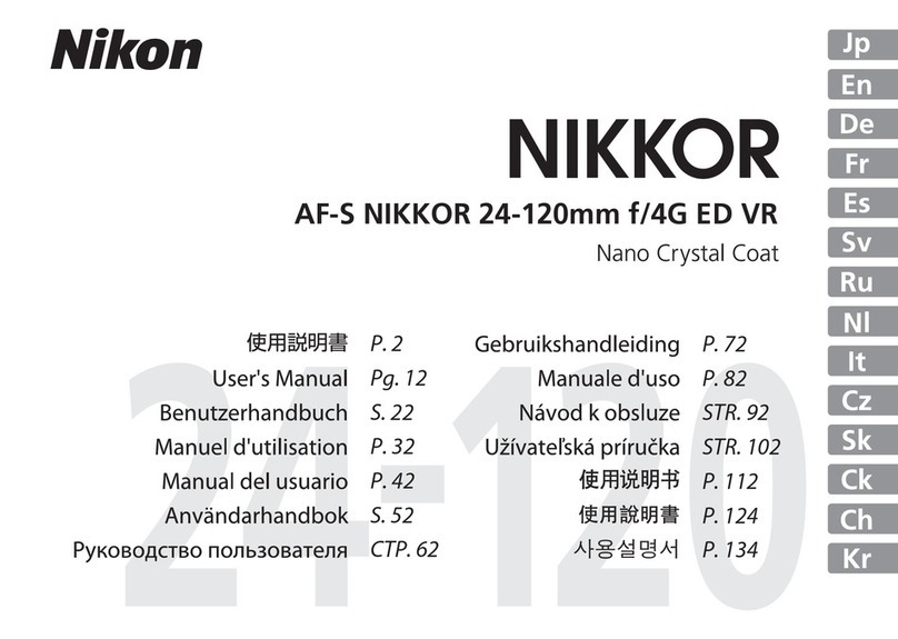 Nikon AF-S NIKKOR 24-120mm f/4G ED VR manual