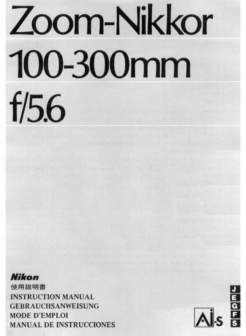 Nikon AI-S Zoom-Nikkor 100-300mm f/5.6 instruction manual
