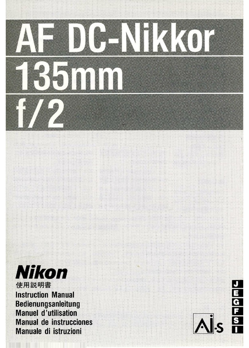 Nikon AI-S AF DC-Nikkor 135mm f/2 instruction manual