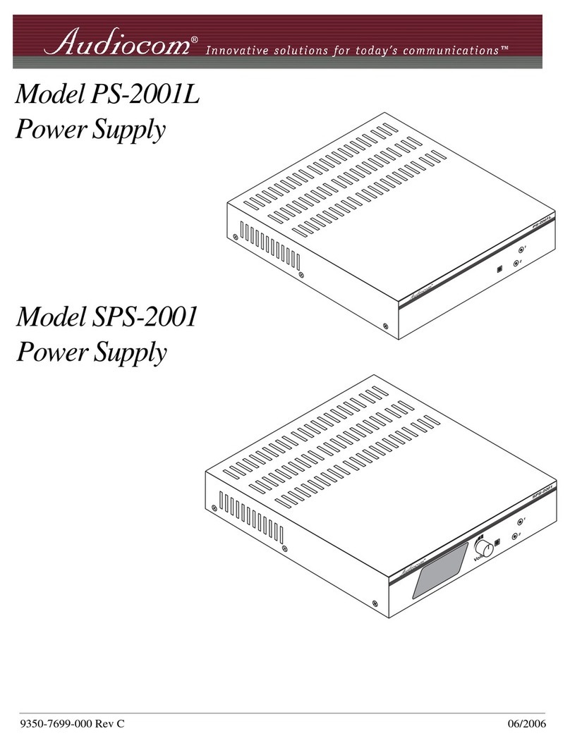 Audiocom Audiocom PS-2001L user manual