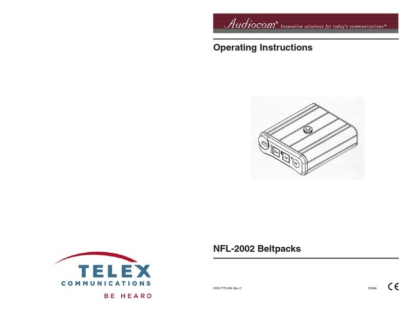 Audiocom NFL-2002 operating instructions