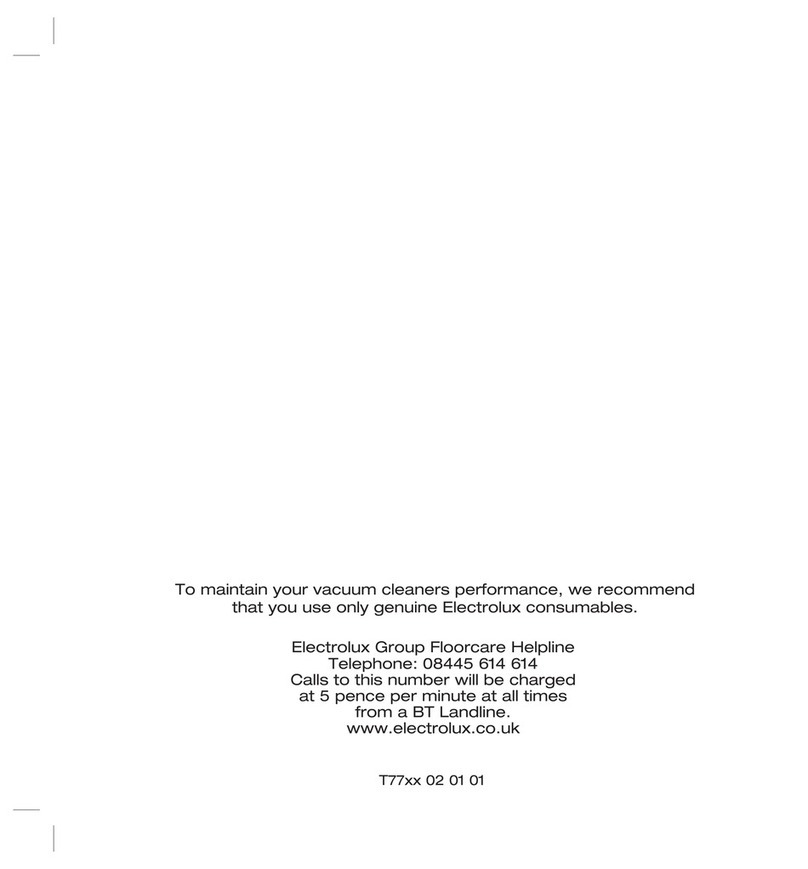 Electrolux Twin Tech ZT7740 owner's manual