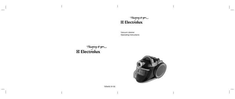 Electrolux Cyclone Power All Surface ZSH732 owner's manual