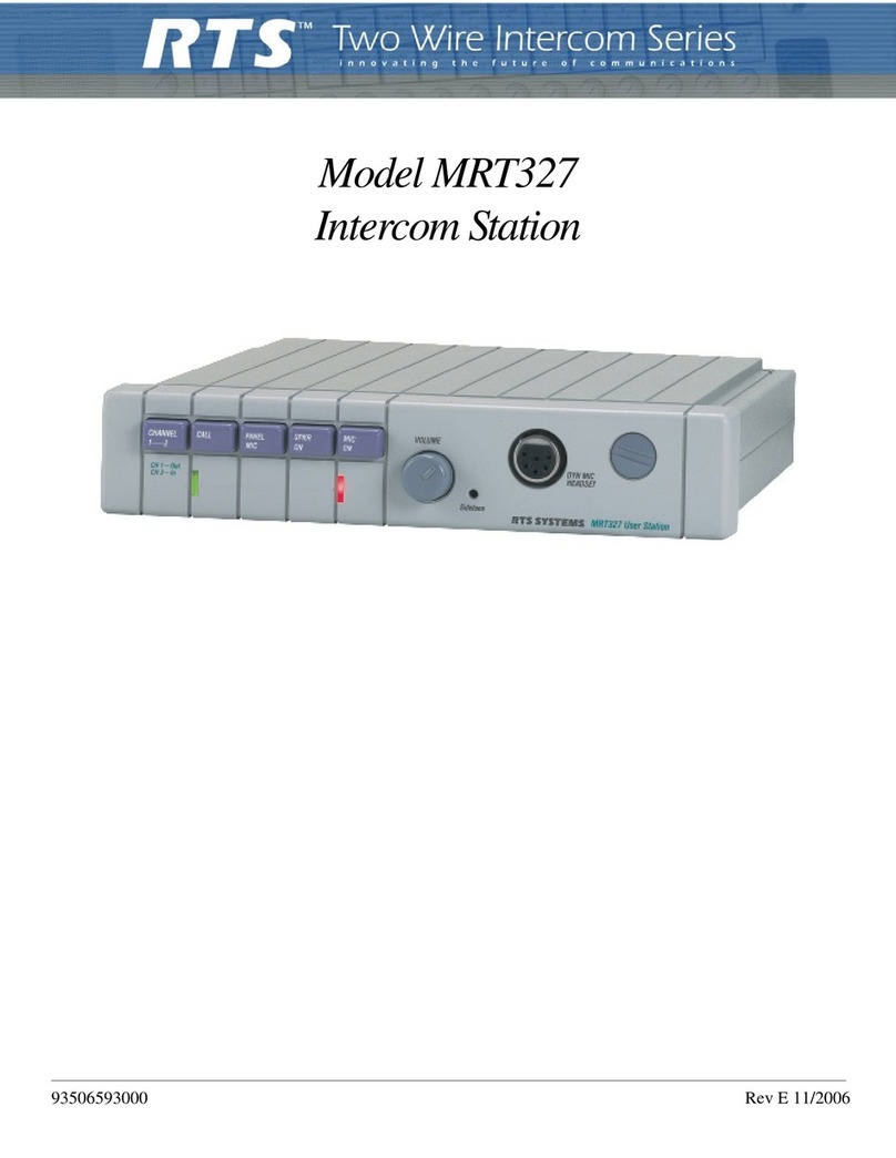 RTS MRT327 user guide