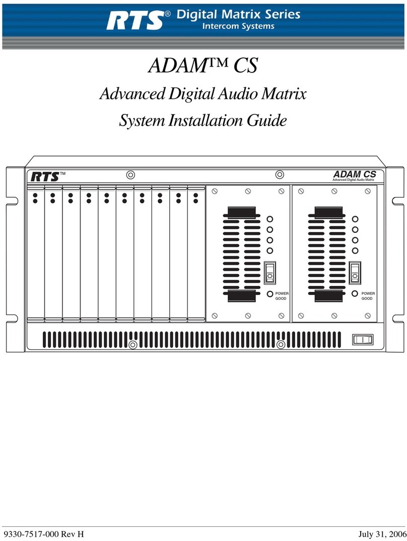 RTS MC-ADAM-CS User guide