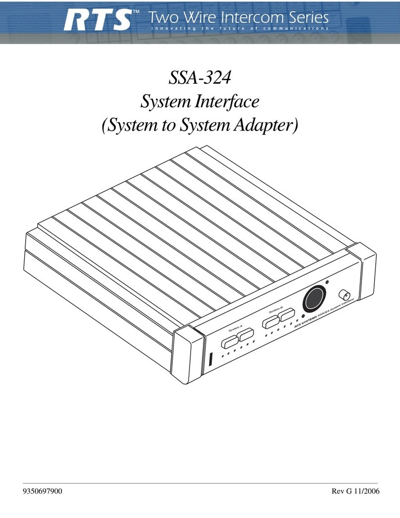 RTS SSA-324 user guide