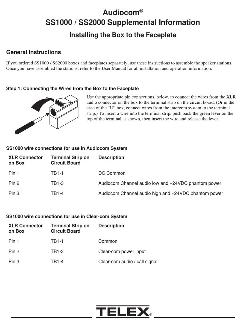 Audiocom SS1000 Owner's manual