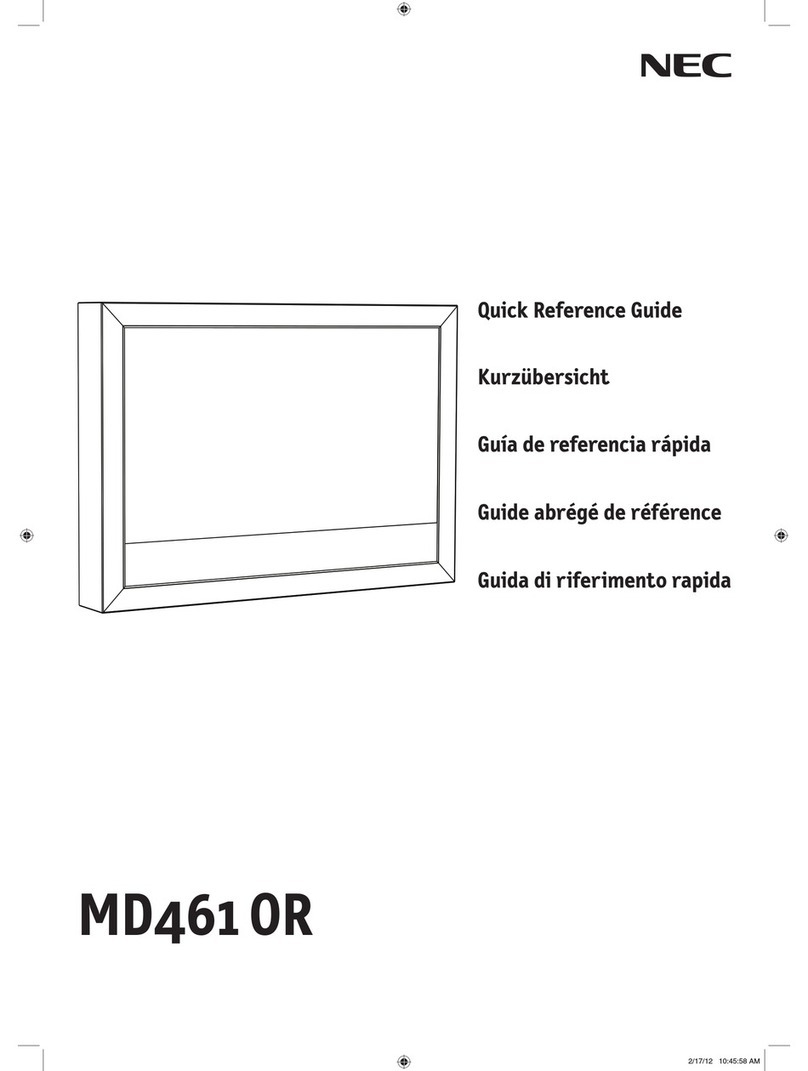 NEC MD461OR User manual