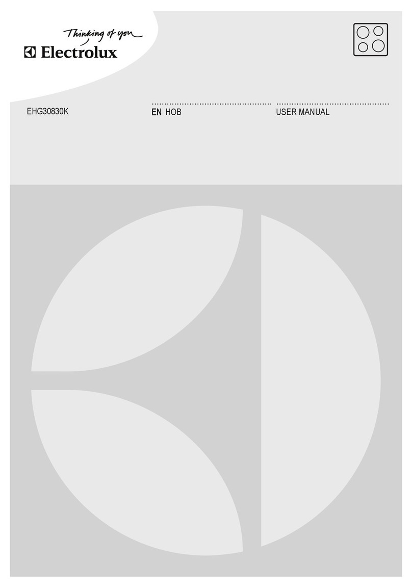 Electrolux EHG30830K user manual