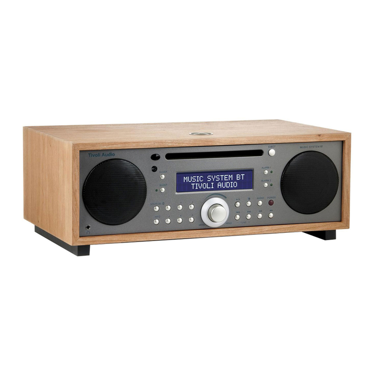 Tivoli Audio MUSIC SYSTEM owner's manual