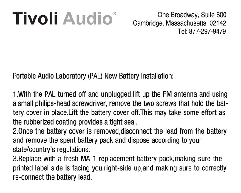 Tivoli Audio PAL + install guide