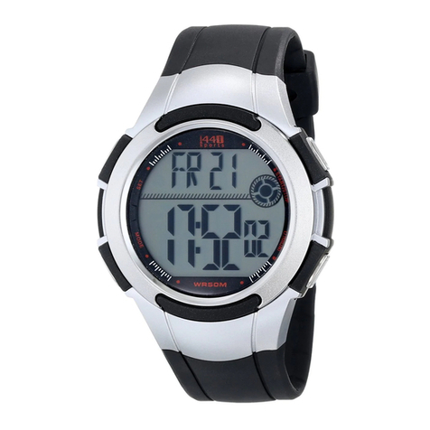 Timex W-207 User manual