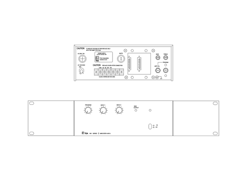 Toa A-901A Manual