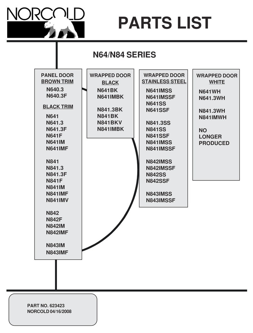 Norcold N640.3 - User manual Norcold N640.3 - User manual
