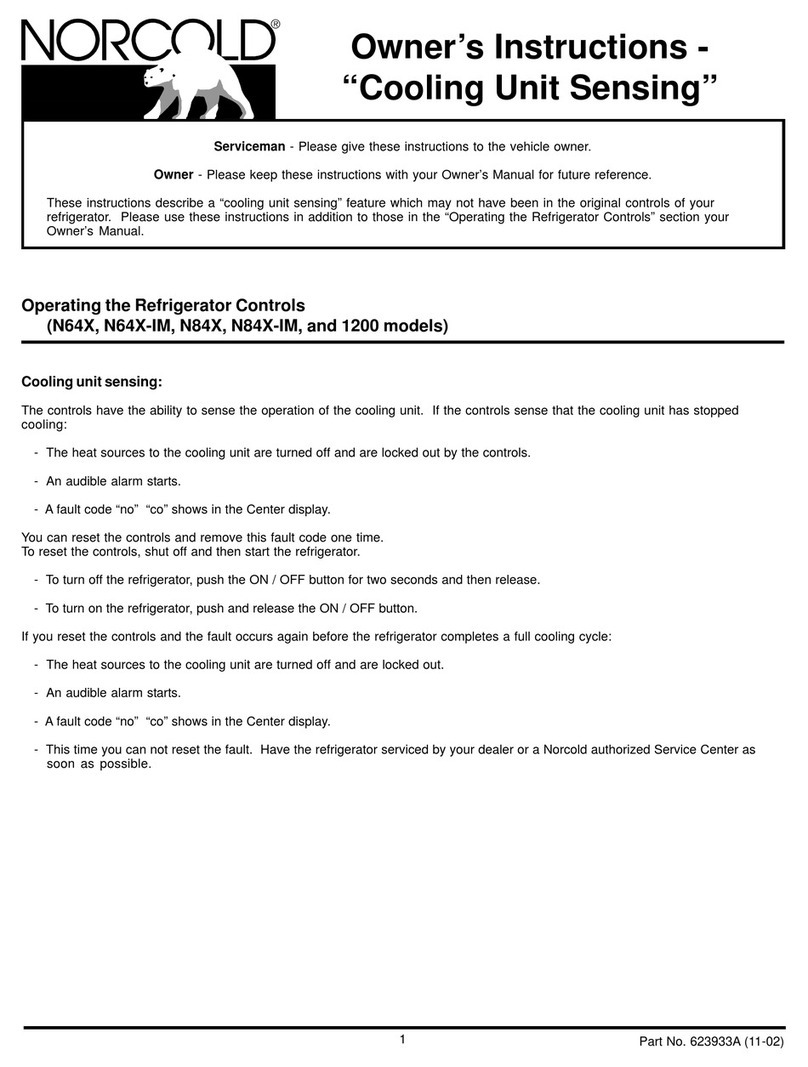 Norcold N640.3 - User manual