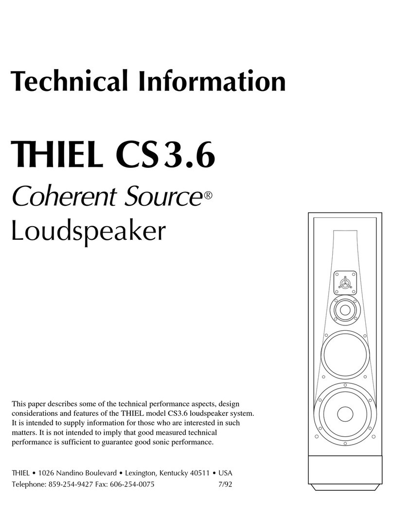 Thiel Coherent Source CS3.6 technical information