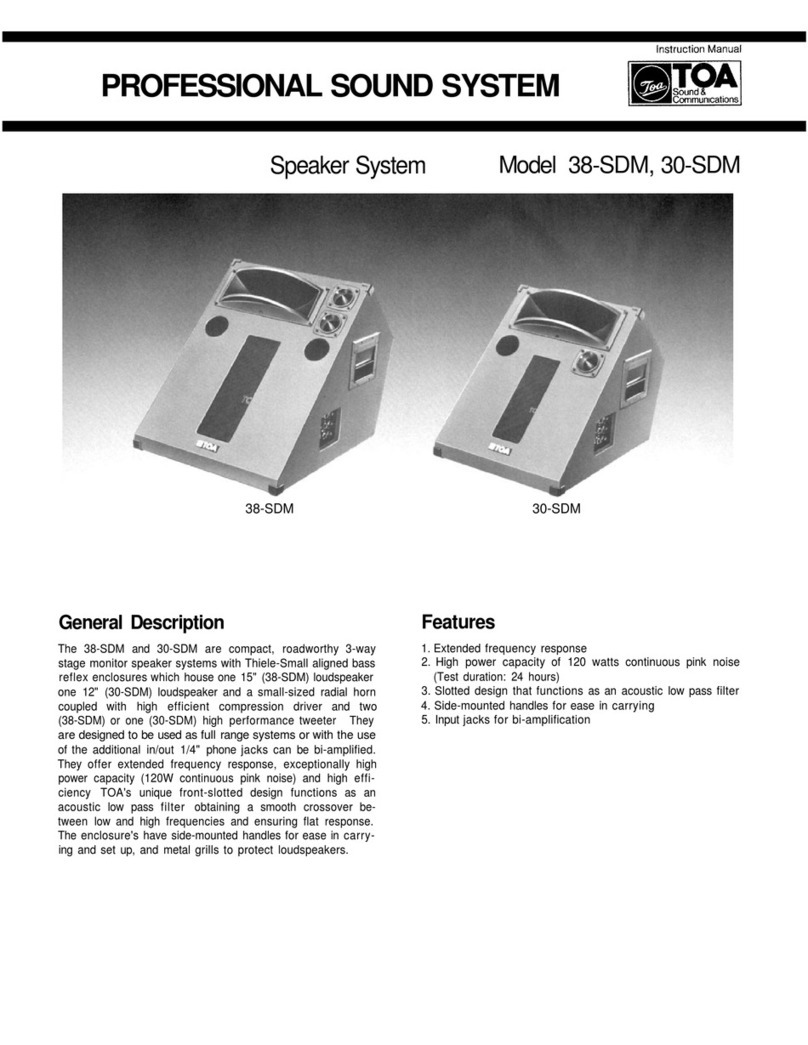 Toa 30-SDM User manual