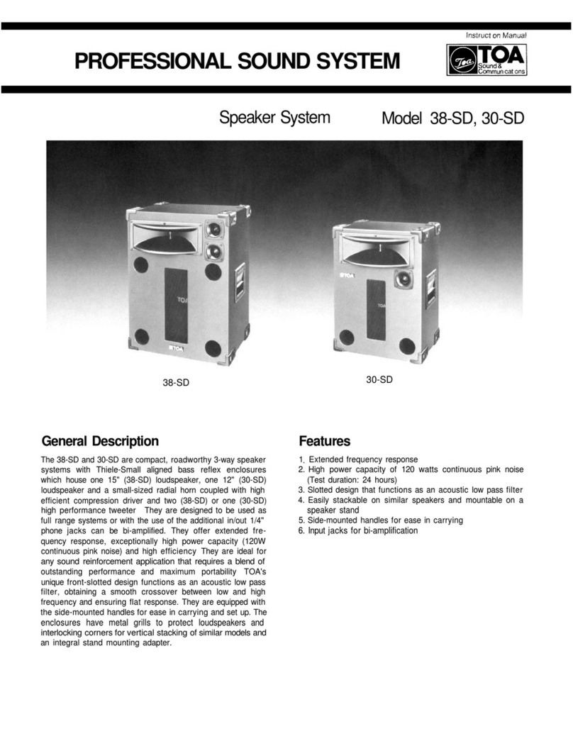 Toa 30-SD User manual