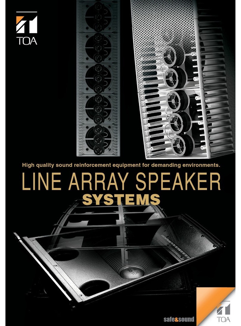 Toa SR-A12L User manual