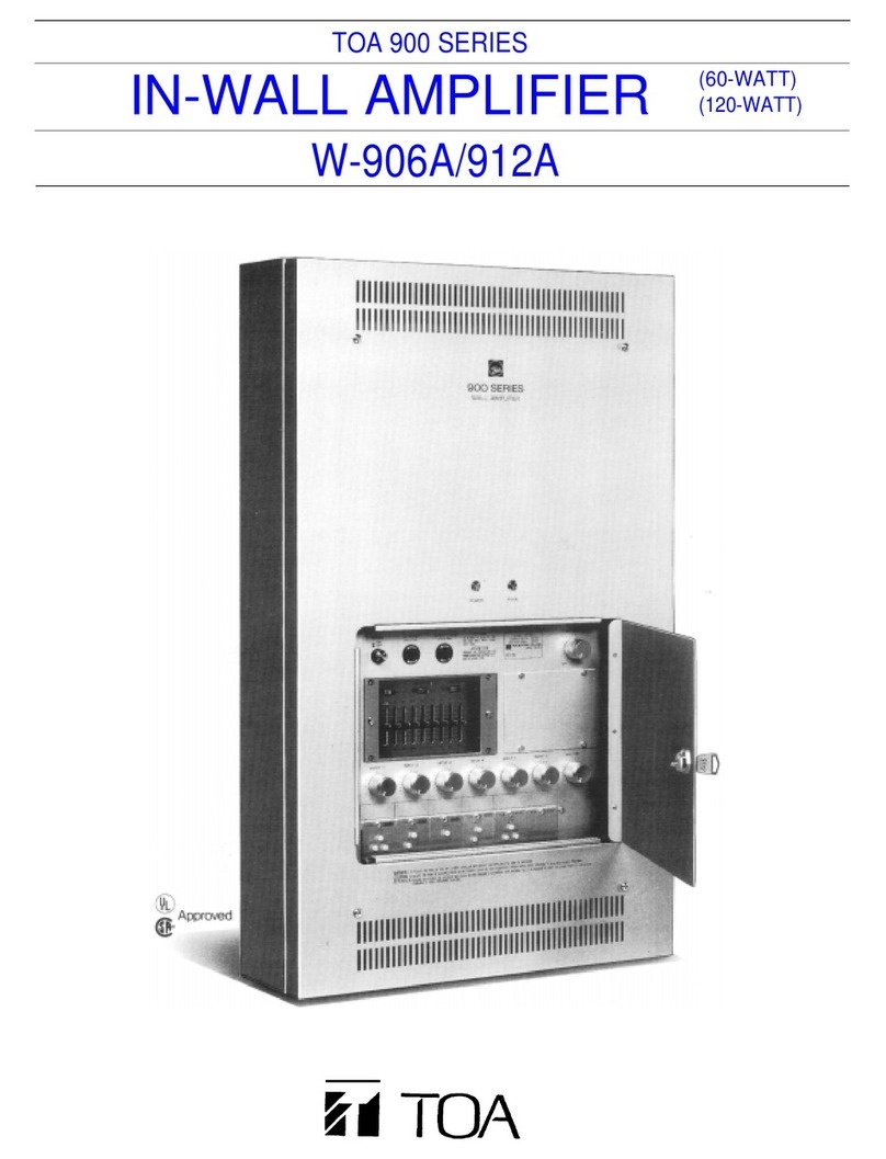 Toa W-906A User manual
