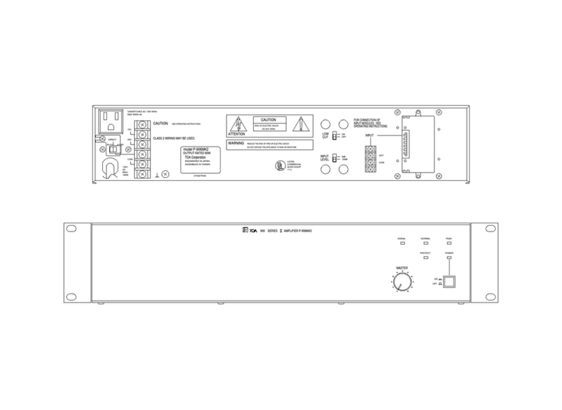Toa P-906MK2 User manual