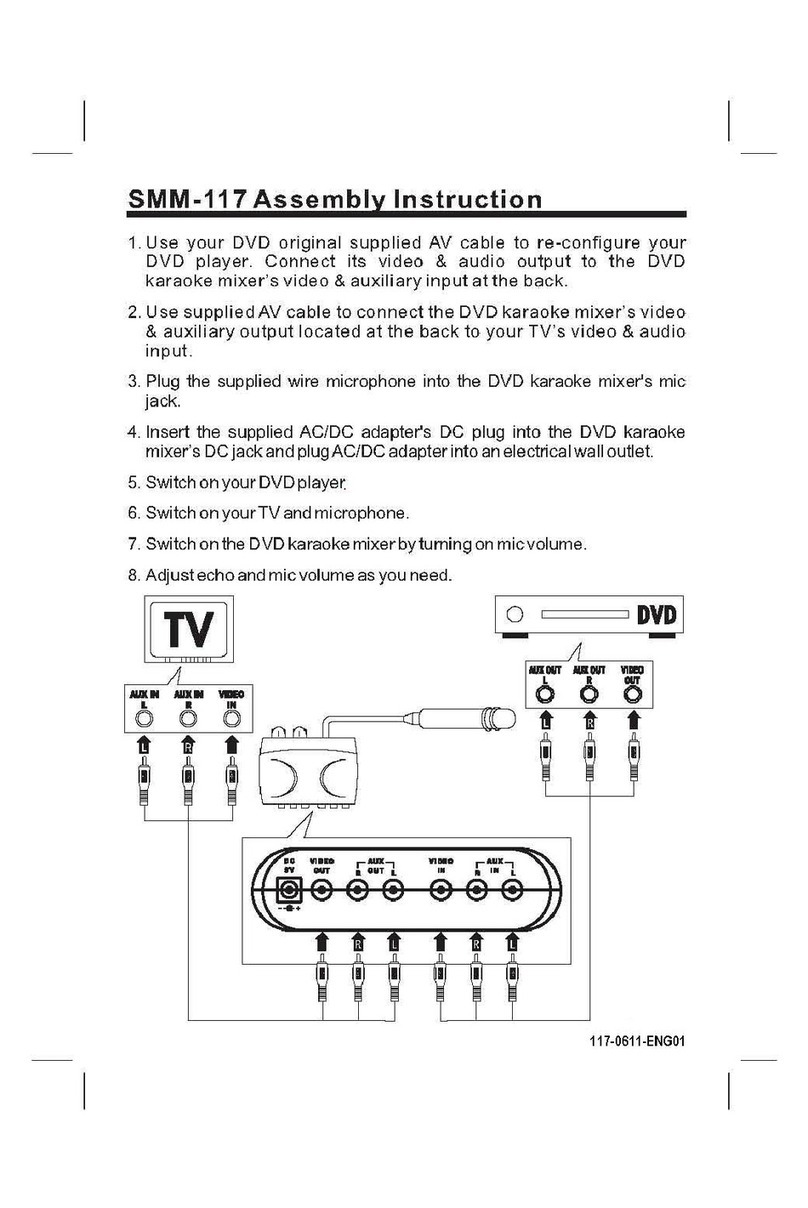 The Singing Machine SMM-117 Assembly instruction The Singing Machine SMM-117 Assembly instruction
