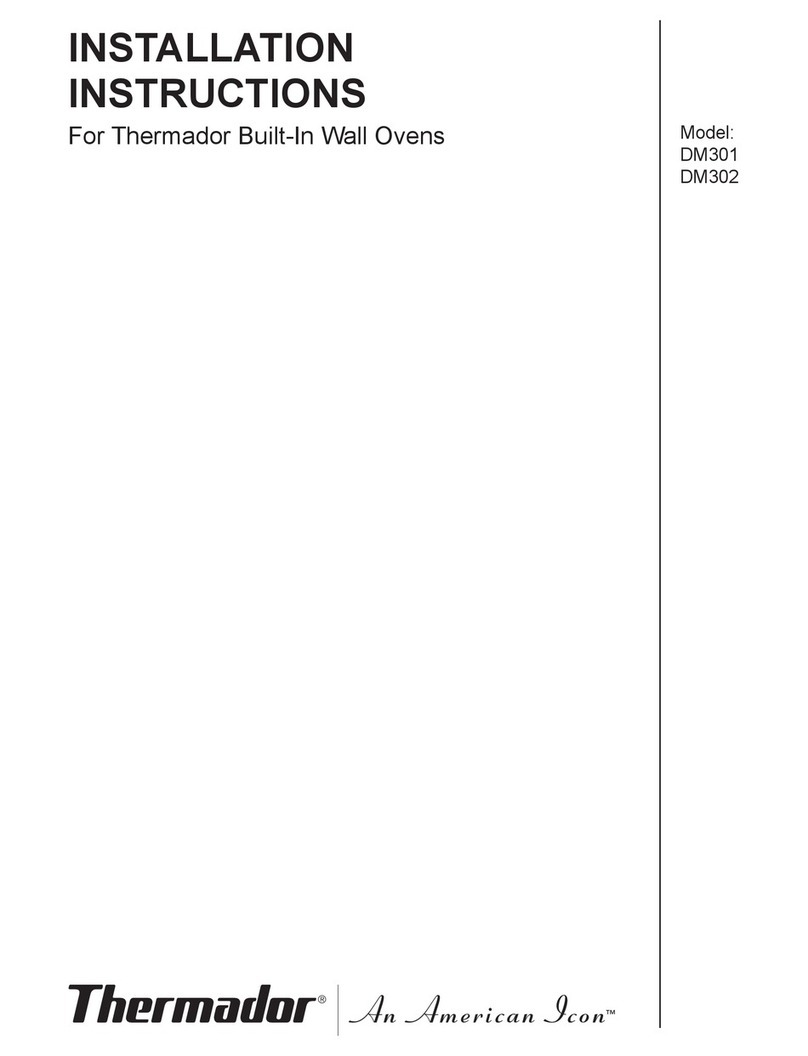 Thermador DM302ES installation instructions Thermador DM302ES installation instructions