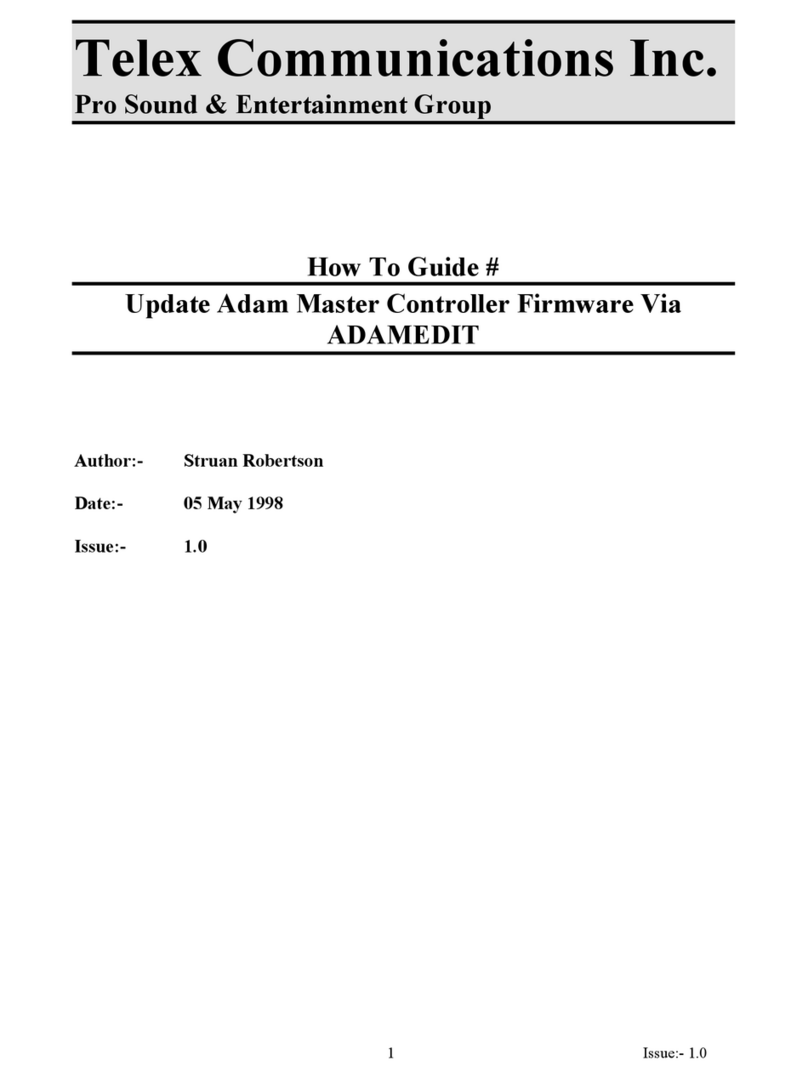 Telex XCP-ADAM-MC Update guide
