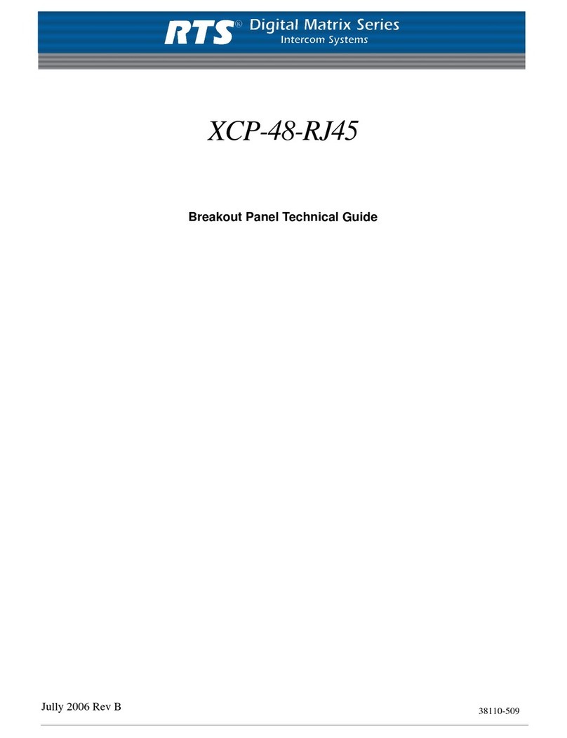 RTS XCP-48-RJ45 Quick start guide