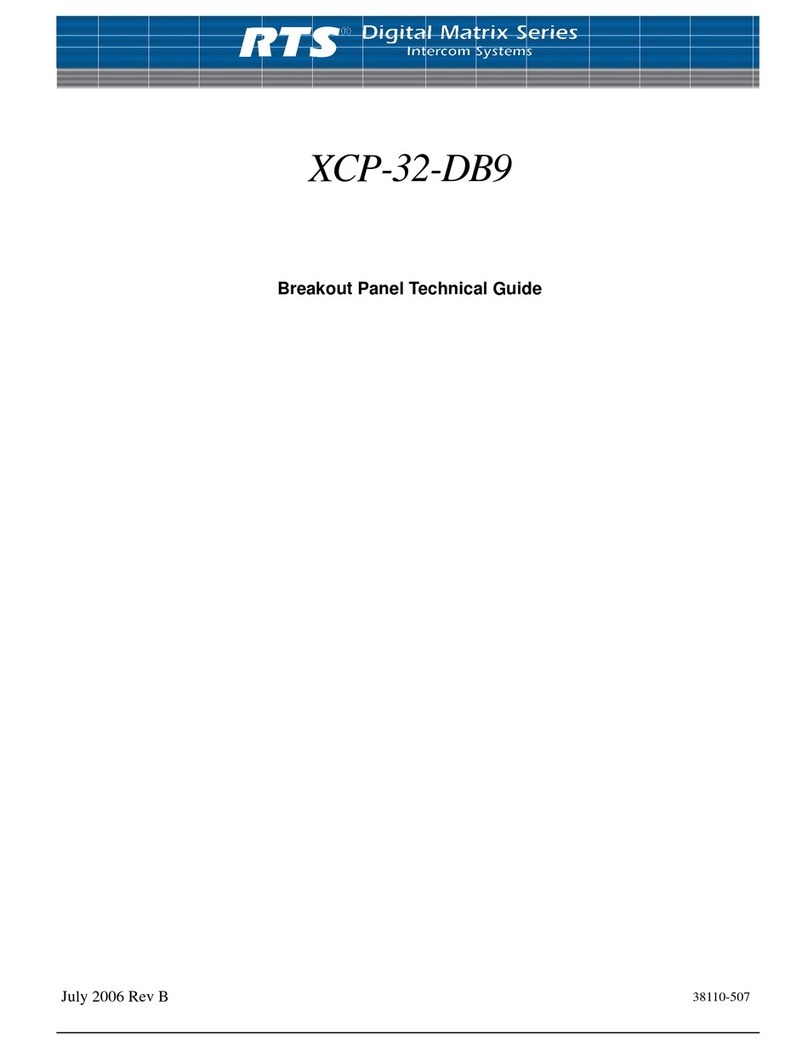 RTS XCP-32-DB9 Quick start guide