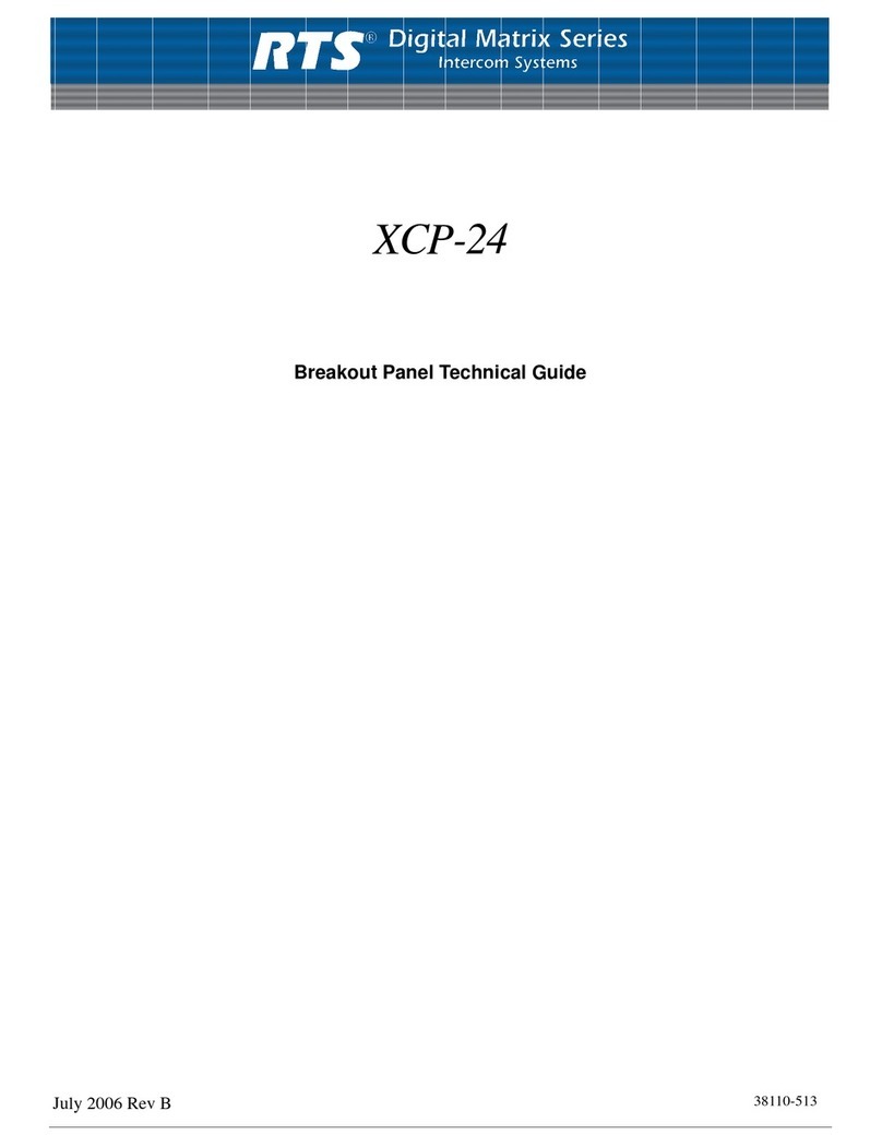 RTS XCP-24 Quick start guide