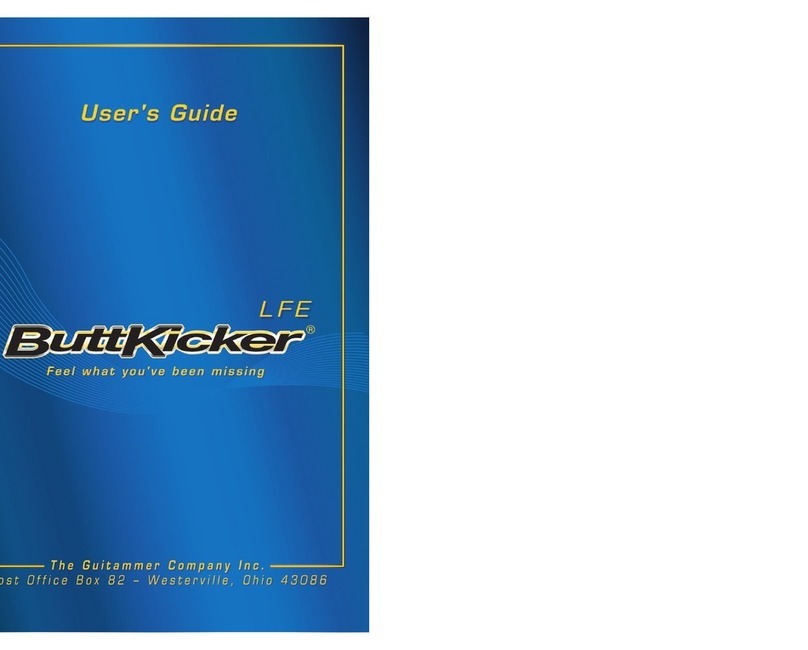 The Guitammer Company BK-LFE User manual