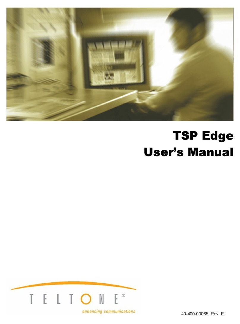 Teltone TSP Edge user manual